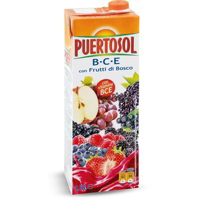 Bevanda con frutti di bosco e vitamina BCE