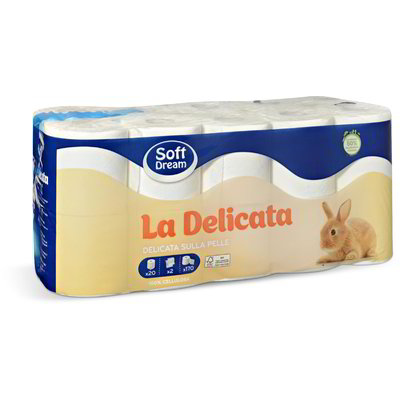 Carta igienica "La Delicata" 20 rotoli