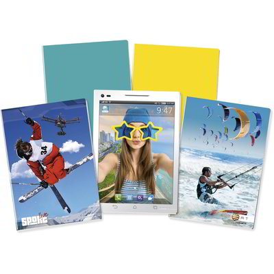 Confezione da 5 maxi quaderni riga prima/seconda
