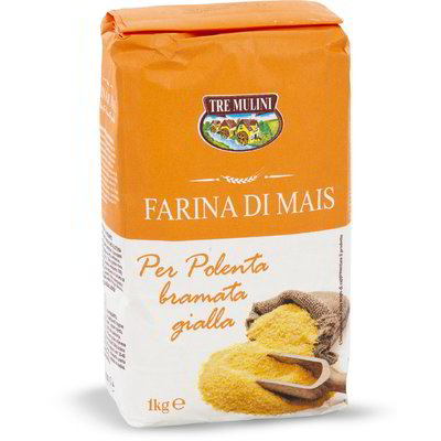 Farina di mais per polenta bramata gialla