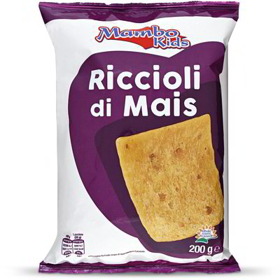 Patatine riccioli di mais