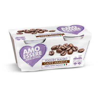 Yogurt magro caffè arabica senza lattosio