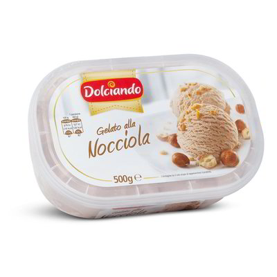 Vaschetta gelato alla nocciola