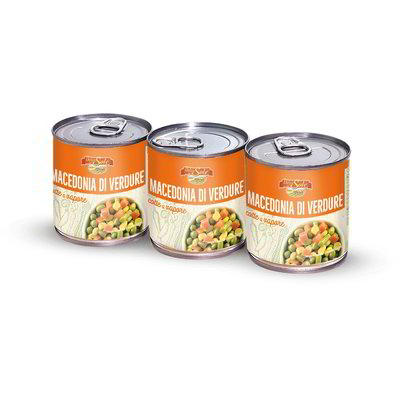 Macedonia di verdure cotte al vapore