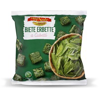 Biete erbette a cubetti surgelate