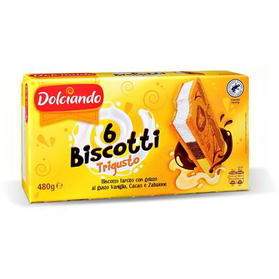Biscotti gelato trigusto 6 pezzi
