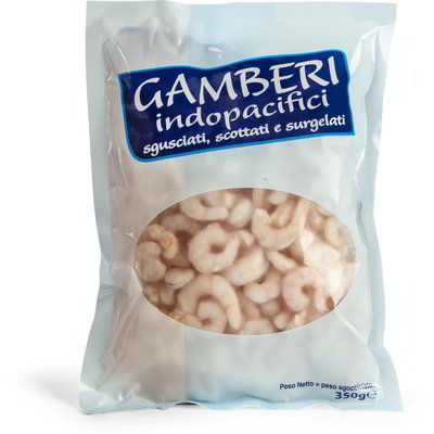 Gamberi indopacifici sgusciati