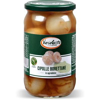 Cipolle borettane aromatizzate all'aceto di vino