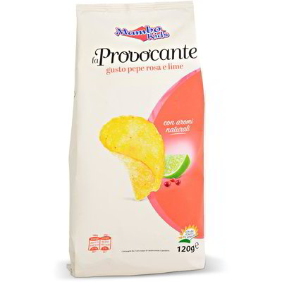 Patatine gusto pepe rosa e lime