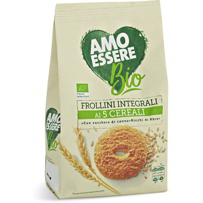 Biscotti frollini integrali ai 5 cereali bio
