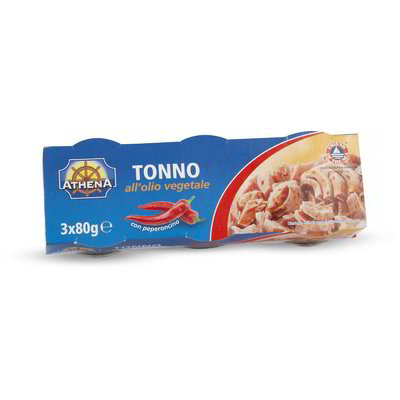 Tonno all'olio vegetale con peperoncino