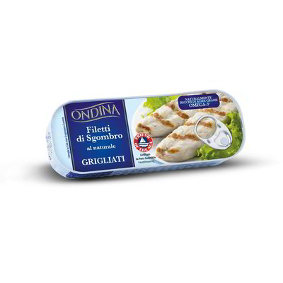 Filetti di sgombro al naturale grigliati