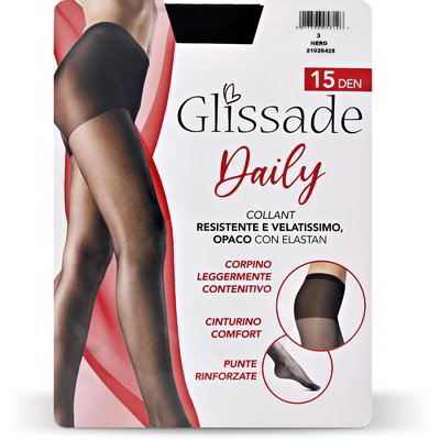 Collant daily 15 den nero taglia 3