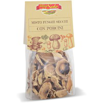 Misto funghi secchi con porcini