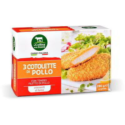 Cotolette di pollo 3 pezzi