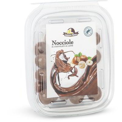 Nocciole ricoperte al cioccolato al latte