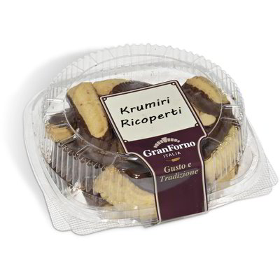 Krumiri ricoperti di cioccolato fondente