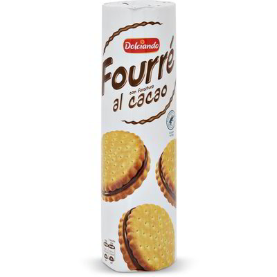 Biscotti fourrè con farcitura al cacao