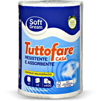 Rotolo di carta tuttofare casa
