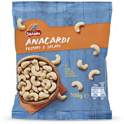 Anacardi tostati e salati