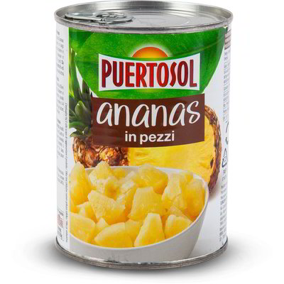 Ananas in pezzi