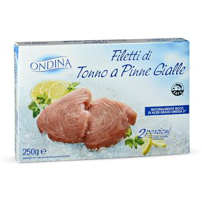 Filetti di tonno a pinne gialle surgelati
