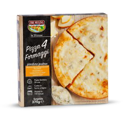 Pizza 4 formaggi surgelata
