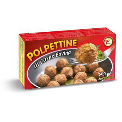 Polpettine di carne bovina surgelate
