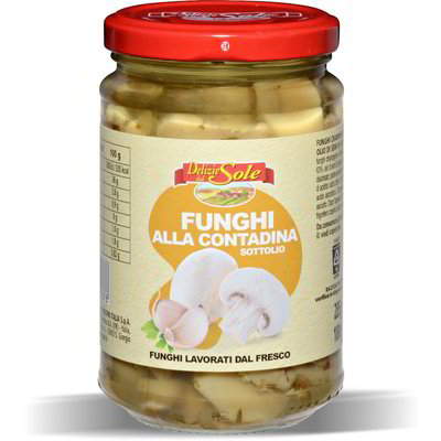 Funghi alla contadina sottolio