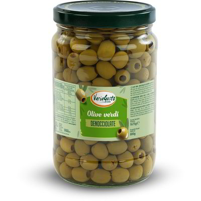 Olive verdi denocciolate
