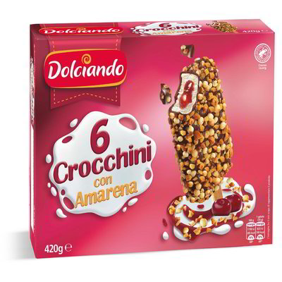 Gelati crocchini amarena 6 pezzi