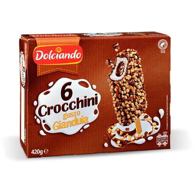 Gelati crocchini gusto gianduia 6 pezzi