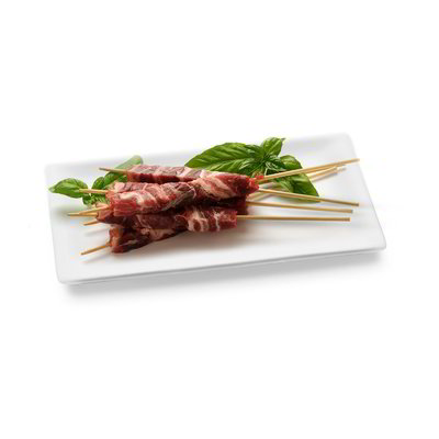 Arrosticini di suino con peperone