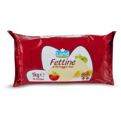 Fettine di formaggio fuso