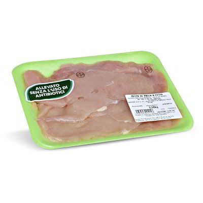 Petto di pollo a fette senza antibiotici