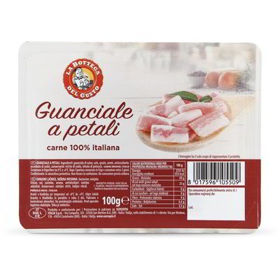 Guanciale a petali