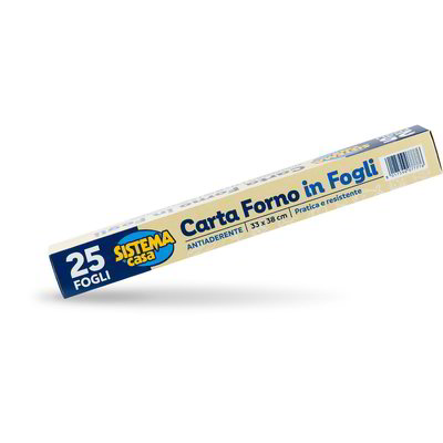 Carta forno in fogli 25 pezzi