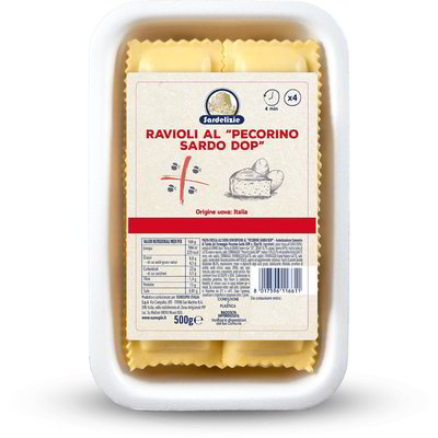 Pasta ripiena ravioli al Pecorino Sardo DOP