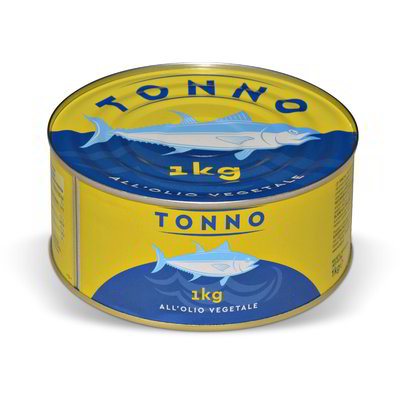Tonno all'olio vegetale