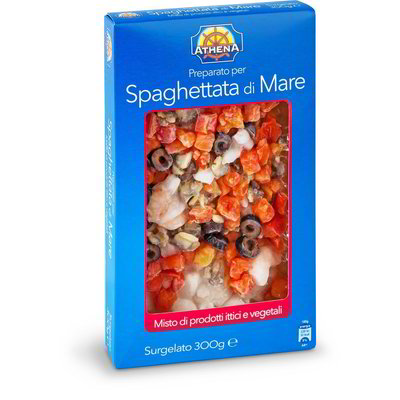 Preparato per spaghettata di mare surgelato