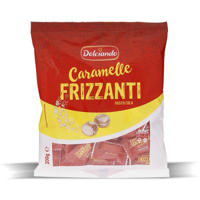 Caramelle frizzanti al gusto cola