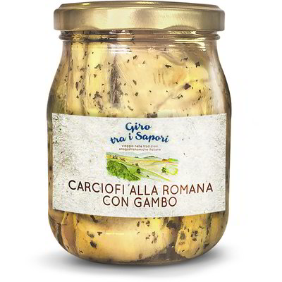 Carciofi alla romana con gambo
