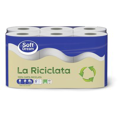 Carta igienica "La Riciclata" 12 rotoli