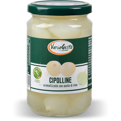 Cipolline aromatizzate con aceto di vino