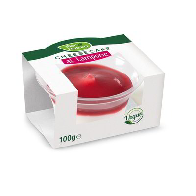 Cheesecake al lampone vegana
