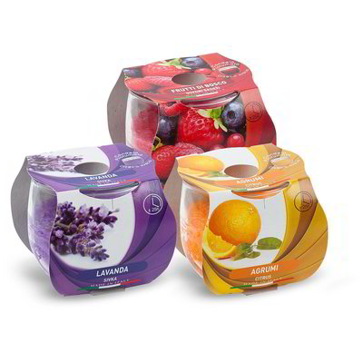 Candele colorate e profumate varie fragranze