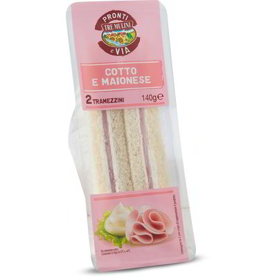 Tramezzini cotto e maionese 2 pezzi