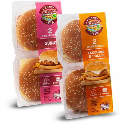 Cheeseburger suino / tacchino e pollo