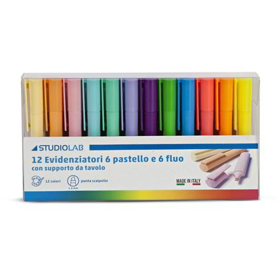 Set da 12 evidenziatori