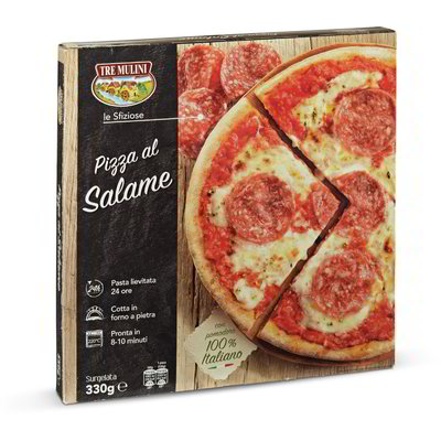 Pizza al salame surgelata